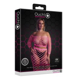 Top z długim rękawem i długą spódnicą XL/XXXXL Ouch! by shots Ouch! by Shots