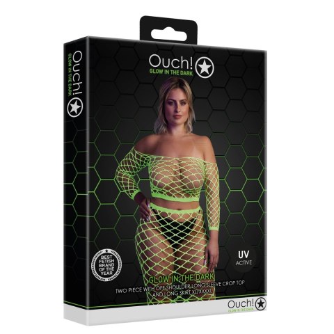 Top z długim rękawem i długą spódnicą XL/XXXXL Ouch! by shots Ouch! by Shots Top z długim rękawem i długą spódnicą XL/XXXXL Ouch! by shots Ouch! by Shots