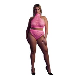 Zestaw top ze stójką i majtki z wysokim stanem XL/XXXXL Ouch! by shots Ouch! by Shots