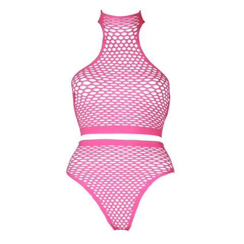 Zestaw top ze stójką i majtki z wysokim stanem XL/XXXXL Ouch! by shots Ouch! by Shots Zestaw top ze stójką i majtki z wysokim stanem XL/XXXXL Ouch! by shots Ouch! by Shots