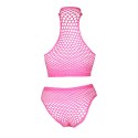 Zestaw top ze stójką i majtki z wysokim stanem XL/XXXXL Ouch! by shots Ouch! by Shots