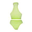 Zestaw top ze stójką i majtki z wysokim stanem XL/XXXXL Ouch! by shots Ouch! by Shots