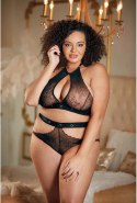 Body top+majtki z otwartym tyłkiem Halter Set LXL Allure Allure