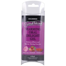 Doc Johnson - Rozgrzewający Żel do seksu oralnego 6 pak/ 7 gr Doc Johnson