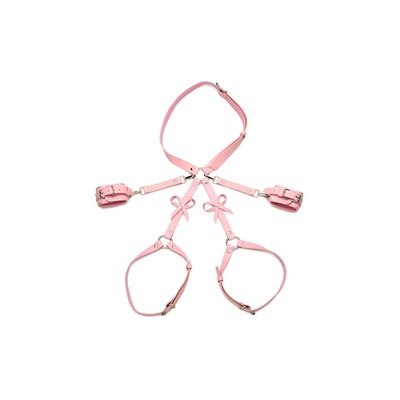 XR Brands - Uprząż bondage z kokardkami - XL/2XL XR Brands XR Brands - Uprząż bondage z kokardkami - XL/2XL XR Brands
