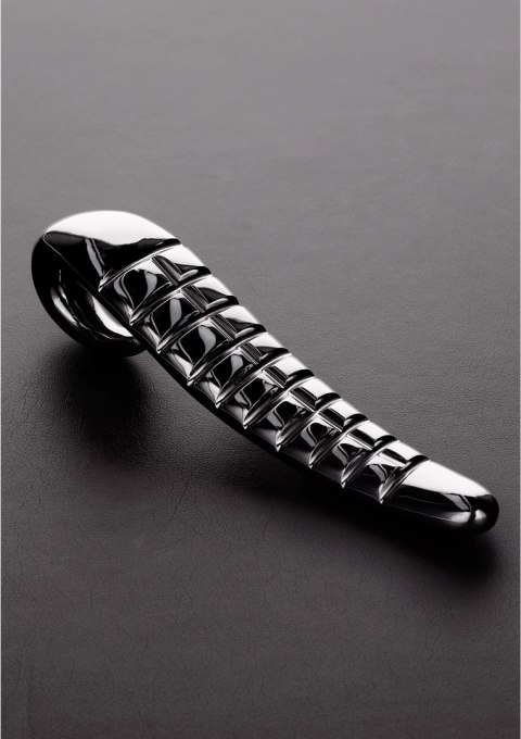 Steel - Dildo z diabelskim języczkiem Steel by Shots Steel - Dildo z diabelskim języczkiem Steel by Shots