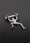 Steel - Magnetyczne zaciski na sutki Climbing Man Steel by Shots