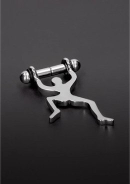 Steel - Magnetyczne zaciski na sutki Climbing Man Steel by Shots