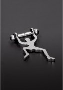 Steel - Magnetyczne zaciski na sutki Climbing Man Steel by Shots