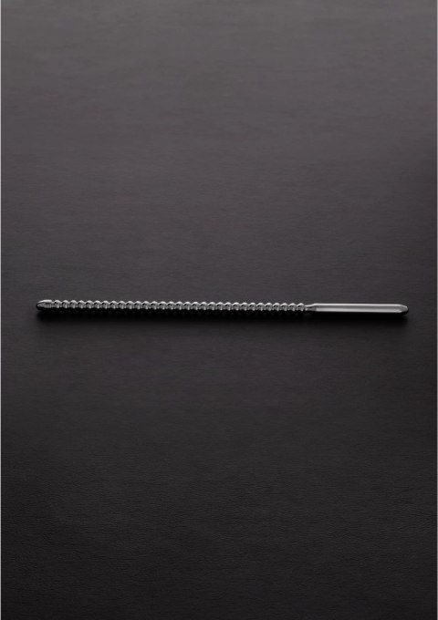 Steel - Rozciągacz żebrowany do cewki moczowej 0,8 cm Steel by Shots Steel - Rozciągacz żebrowany do cewki moczowej 0,8 cm Steel by Shots