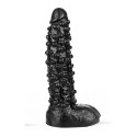 All Black - Dildo, kolczaste All Black