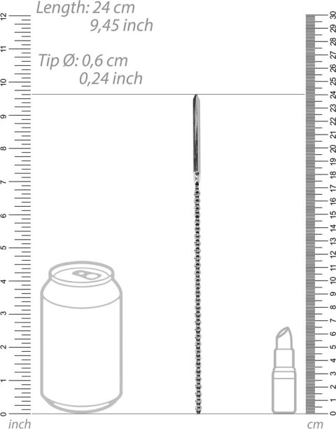 Cewka ze stali nierdzewnej prążkowana 6mm Ouch! by shots Ouch! by Shots Cewka ze stali nierdzewnej prążkowana 6mm Ouch! by shots Ouch! by Shots