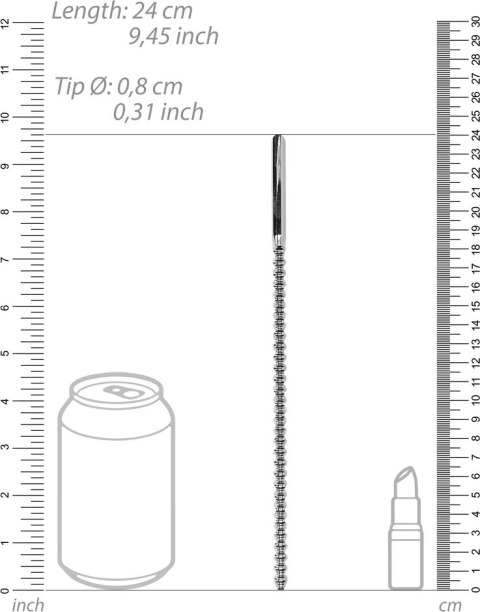 Cewka ze stali nierdzewnej prążkowana 8mm Ouch! by shots Ouch! by Shots Cewka ze stali nierdzewnej prążkowana 8mm Ouch! by shots Ouch! by Shots
