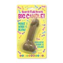 Little Genie - Świeca Super Penis, brązowa Little Genie Productions