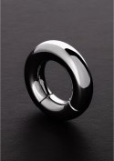 Steel - Okrągły noszak na jądra z magnesem 1,5 cm Steel by Shots