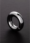 Steel - Okrągły noszak na jądra z magnesem 1,5 cm Steel by Shots