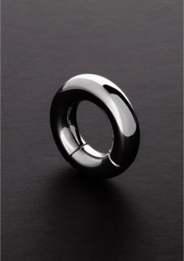 Steel - Okrągły noszak na jądra z magnesem 1,5 cm Steel by Shots
