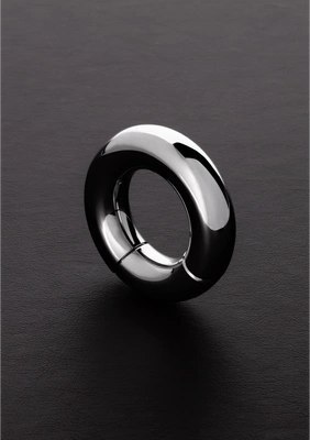 Steel - Okrągły noszak na jądra z magnesem 1,5 cm Steel by Shots Steel - Okrągły noszak na jądra z magnesem 1,5 cm Steel by Shots