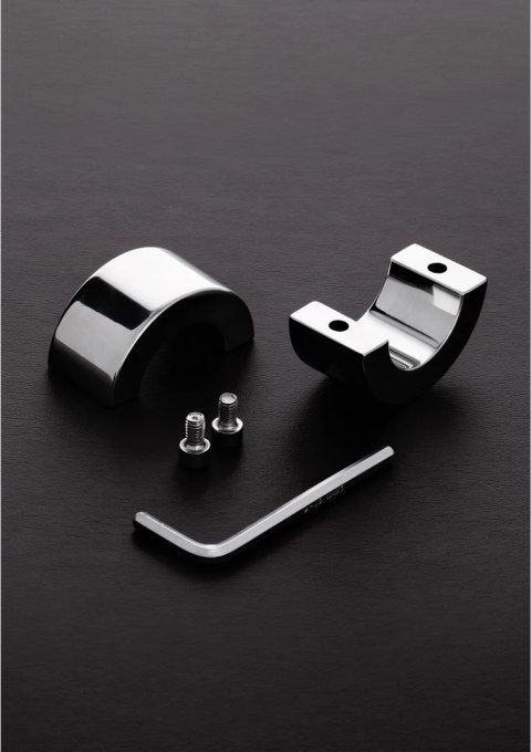 Steel - Owalny noszak na jądra 3,0 cm Steel by Shots Steel - Owalny noszak na jądra 3,0 cm Steel by Shots