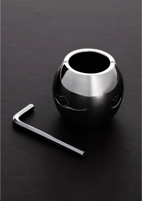 Steel - Owalny noszak na jądra 3,5 cm Steel by Shots Steel - Owalny noszak na jądra 3,5 cm Steel by Shots