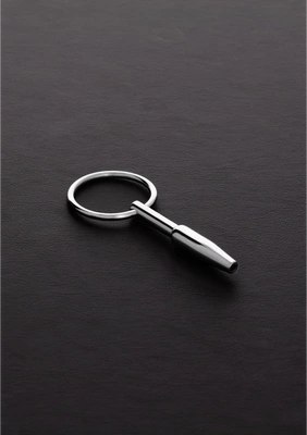 Steel - Wydrążona wtyczka mini do cewki moczowej - 0,8 cm Steel by Shots