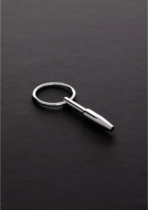 Steel - Wydrążona wtyczka mini do cewki moczowej - 0,8 cm Steel by Shots Steel - Wydrążona wtyczka mini do cewki moczowej - 0,8 cm Steel by Shots