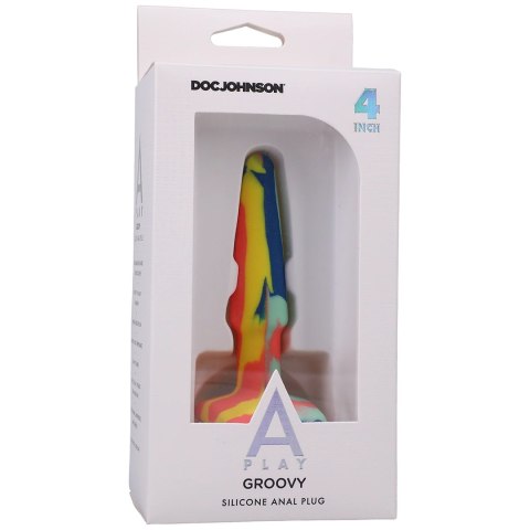 Doc Johnson - Korek analny Groovy 10 cm Doc Johnson Doc Johnson - Korek analny Groovy 10 cm Doc Johnson