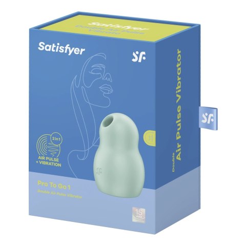 Satisfyer - Wibrator z podwójnym pulsowaniem powietrza Pro to Go 1 Satisfyer Satisfyer - Wibrator z podwójnym pulsowaniem powietrza Pro to Go 1 Satisfyer