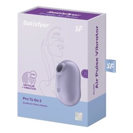 Satisfyer - Wibrator z podwójnym pulsowaniem powietrza Pro to Go 2 Satisfyer
