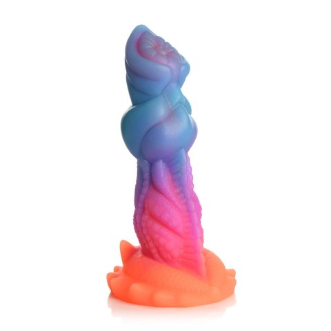 Świecące w ciemności silikonowe dildo Aqua Cock XR Brands XR Brands Świecące w ciemności silikonowe dildo Aqua Cock XR Brands XR Brands