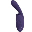 Vive - Wibrator G-Spot z potrójnym silnikiem, falą pulsacyjną i wibrującym włosiem VIVE by Shots
