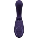 Vive - Wibrator G-Spot z potrójnym silnikiem, falą pulsacyjną i wibrującym włosiem VIVE by Shots