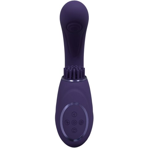 Vive - Wibrator G-Spot z potrójnym silnikiem, falą pulsacyjną i wibrującym włosiem VIVE by Shots Vive - Wibrator G-Spot z potrójnym silnikiem, falą pulsacyjną i wibrującym włosiem VIVE by Shots