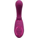 Vive - Wibrator G-Spot z potrójnym silnikiem, falą pulsacyjną i wibrującym włosiem VIVE by Shots