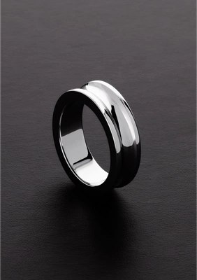 Pierścień erekcyjny - zaokrąglone rogi - 0.6 x 2 / 15 x 50 mm Steel by Shots