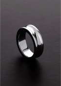 Pierścień erekcyjny - zaokrąglone rogi - 0.6 x 2 / 15 x 50 mm Steel by Shots