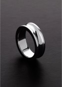 Pierścień erekcyjny - zaokrąglone rogi - 0,6 x 2,2 / 15 x 55 mm Steel by Shots