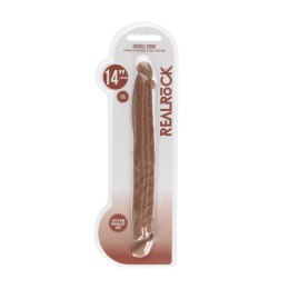 RealRock - Podwójne wygięte dildo - bardzo długie 36cm RealRock by Shots