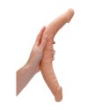 RealRock - Podwójne wygięte dildo - bardzo długie 36cm RealRock by Shots