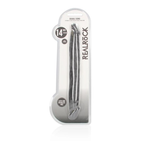 RealRock - Podwójne wygięte dildo - bardzo długie 36cm RealRock by Shots RealRock - Podwójne wygięte dildo - bardzo długie 36cm RealRock by Shots