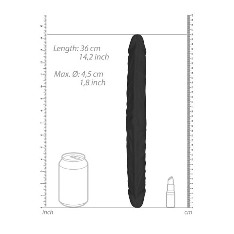 RealRock - Podwójne wygięte dildo - bardzo długie 36cm RealRock by Shots RealRock - Podwójne wygięte dildo - bardzo długie 36cm RealRock by Shots