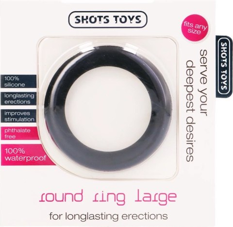 Shots Toys - Pierścień erekcyjny okrągły duży Shots Toys by Shots Shots Toys - Pierścień erekcyjny okrągły duży Shots Toys by Shots
