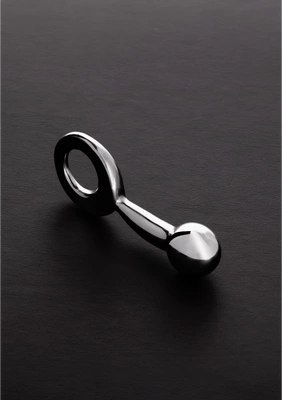 Steel - Korek analny stymulujący punkt G - 27 mm Steel by Shots