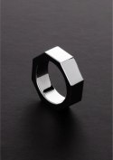 Steel - Pierścień erekcyjny przedłużający erekcję - 0.6 x 0.2 x 50 / 15 x 6 x 50 mm Steel by Shots