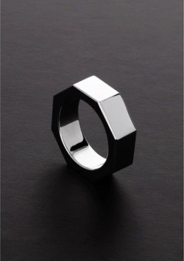 Steel - Pierścień erekcyjny przedłużający erekcję - 0.6 x 0.2 x 50 / 15 x 6 x 50 mm Steel by Shots