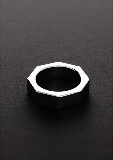 Steel - Pierścień erekcyjny przedłużający erekcję - 0.6 x 0.2 x 50 / 15 x 6 x 50 mm Steel by Shots Steel - Pierścień erekcyjny przedłużający erekcję - 0.6 x 0.2 x 50 / 15 x 6 x 50 mm Steel by Shots