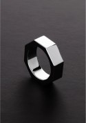 Steel - Pierścień erekcyjny przedłużający erekcję - 0.6 x 0.2 x 50 / 15 x 6 x 50 mm Steel by Shots