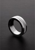 Steel - Pierścień erekcyjny z 11 otworami wentylacyjnymi - 0.6 x 1.8 / 15 x 45 mm Steel by Shots