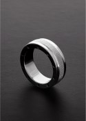 Steel - Pierścień erekcyjny z 11 otworami wentylacyjnymi - 0.6 x 1.8 / 15 x 45 mm Steel by Shots