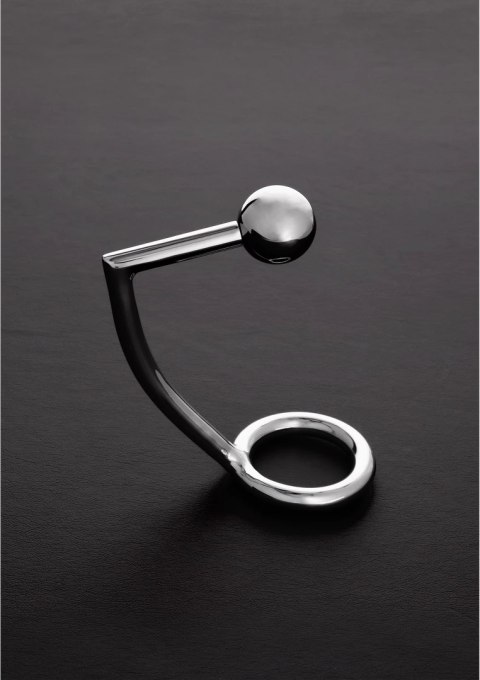 Steel - Pierścień erekcyjny z kulką analną - 1.6 x 1.2 / 40/30 mm Steel by Shots Steel - Pierścień erekcyjny z kulką analną - 1.6 x 1.2 / 40/30 mm Steel by Shots